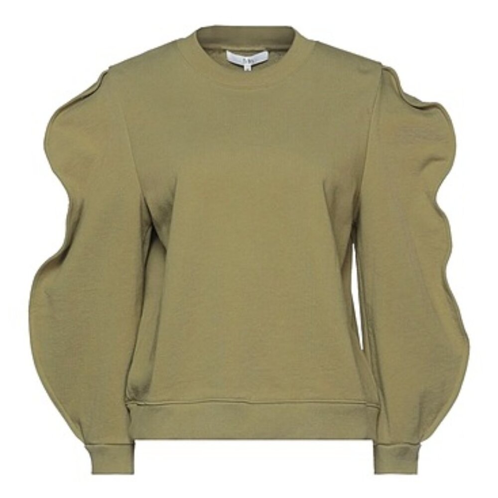 Scallop Sleeve Sweatshirt